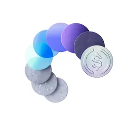 Colorful circular shapes